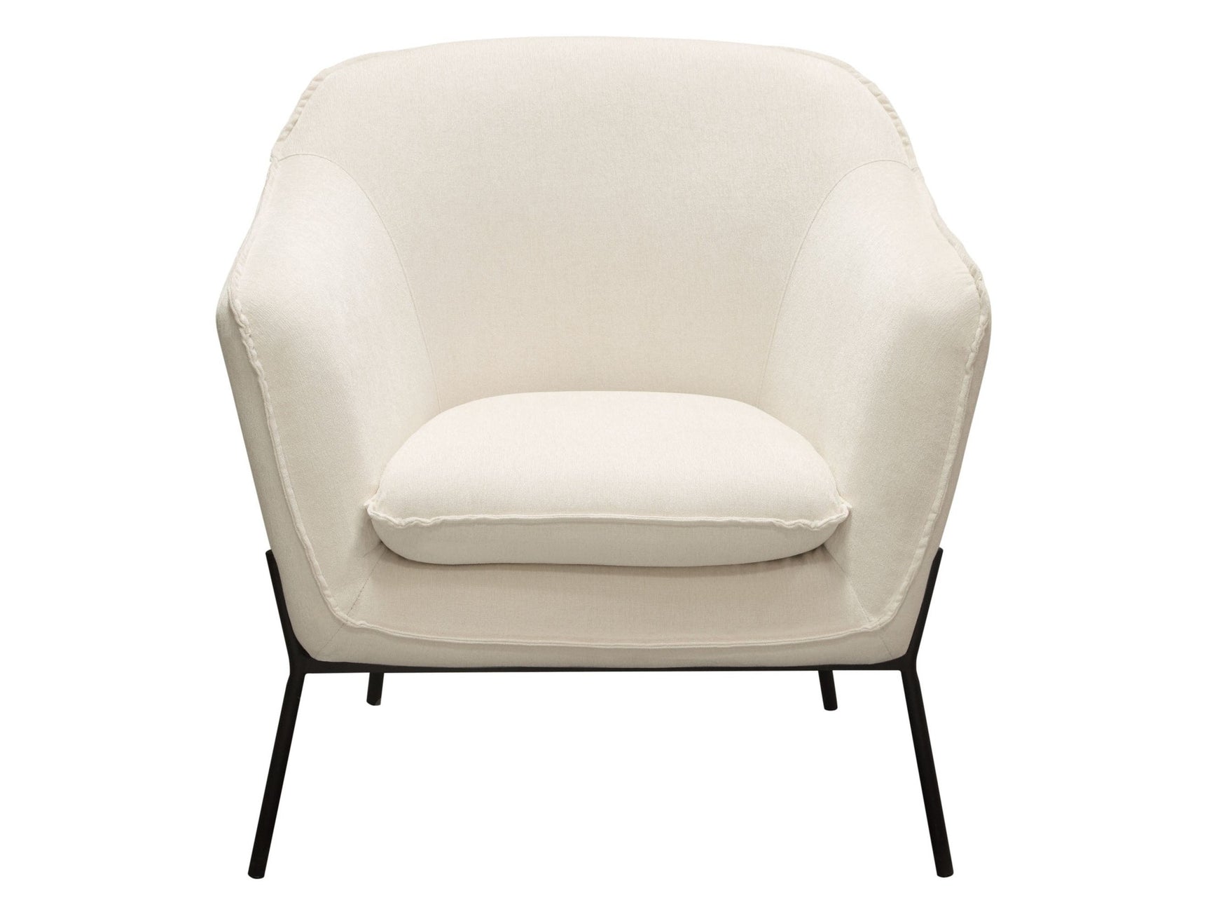 Status Cream Accent Chair - Ornate Home