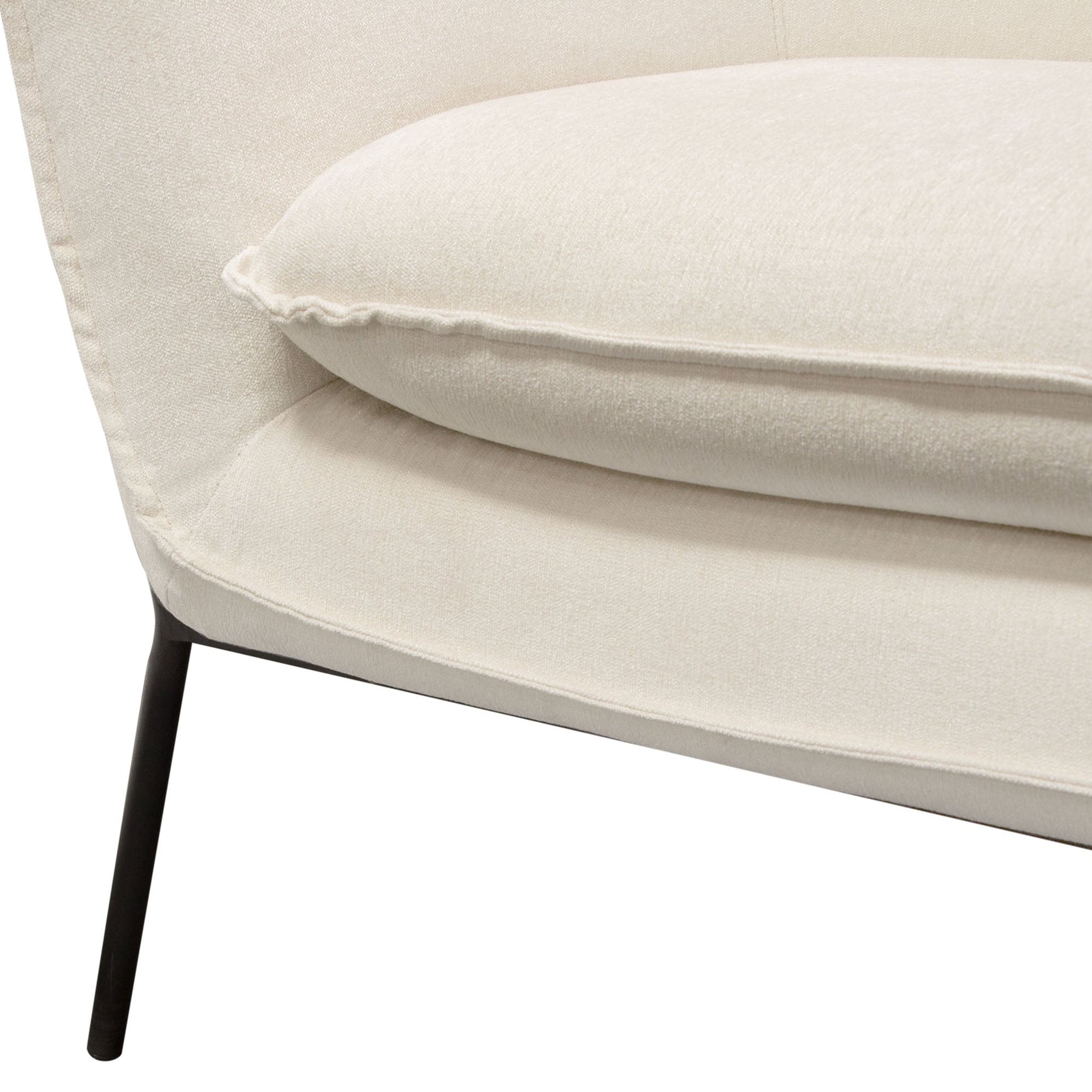 Status Cream Accent Chair - Ornate Home