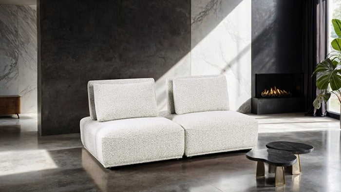 Stavanger Light Gray 2-Seater - Ornate Home