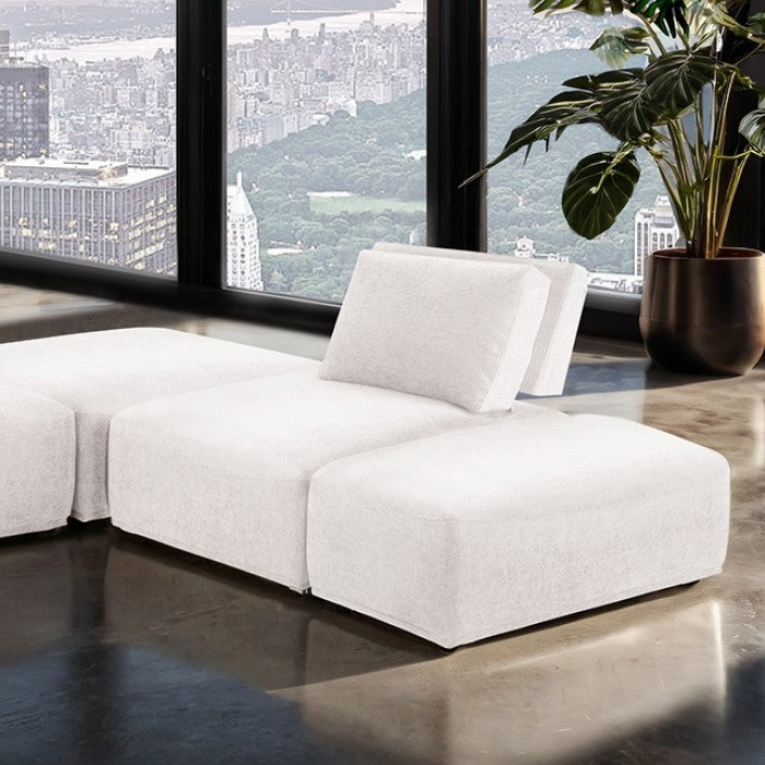 Stavanger White Sectional - Ornate Home