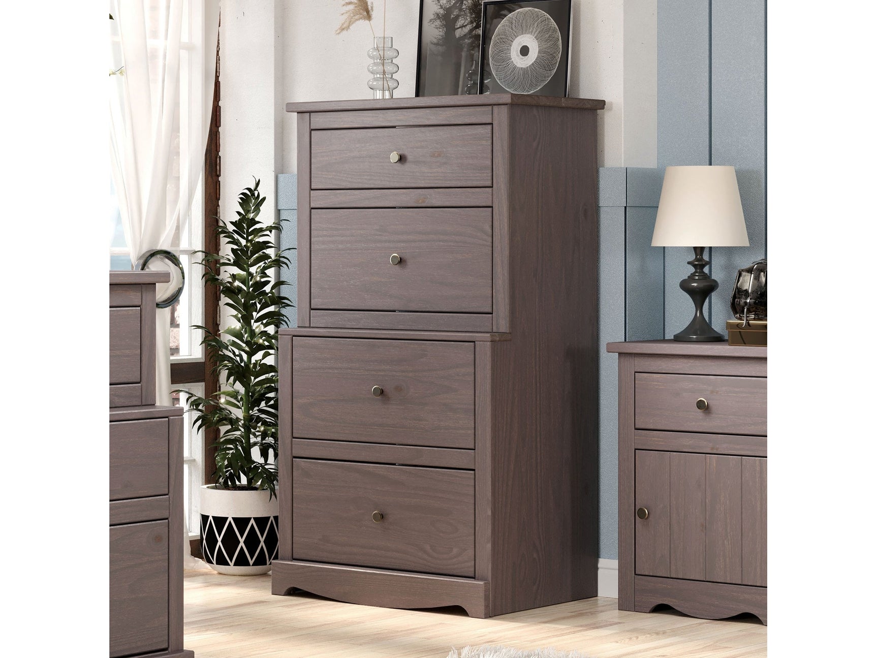 Stavros Gray Chest - Ornate Home