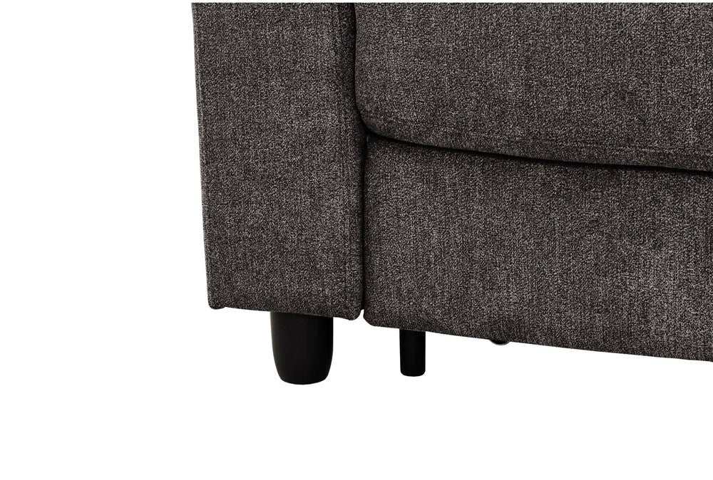 Stearns & Foster® Atillio Espresso Queen Sleeper Sofa w/ 6” Memory Foam Mattress - Ornate Home