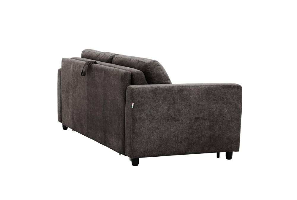 Stearns & Foster® Atillio Espresso Queen Sleeper Sofa w/ 6” Memory Foam Mattress - Ornate Home