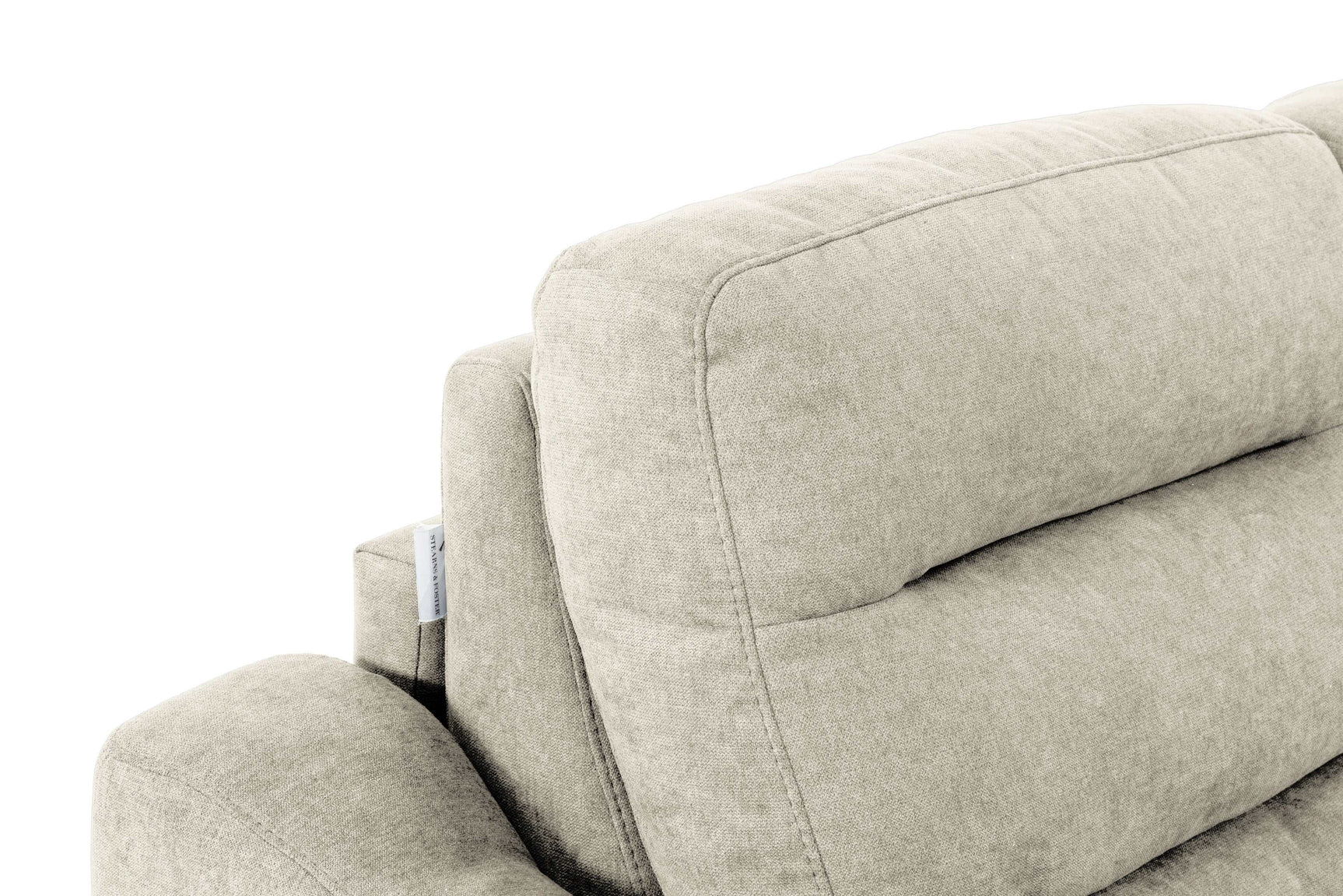 Stearns & Foster® Luca Beige Queen Sleeper Sofa w/ Pocket Coil Mattress - Ornate Home