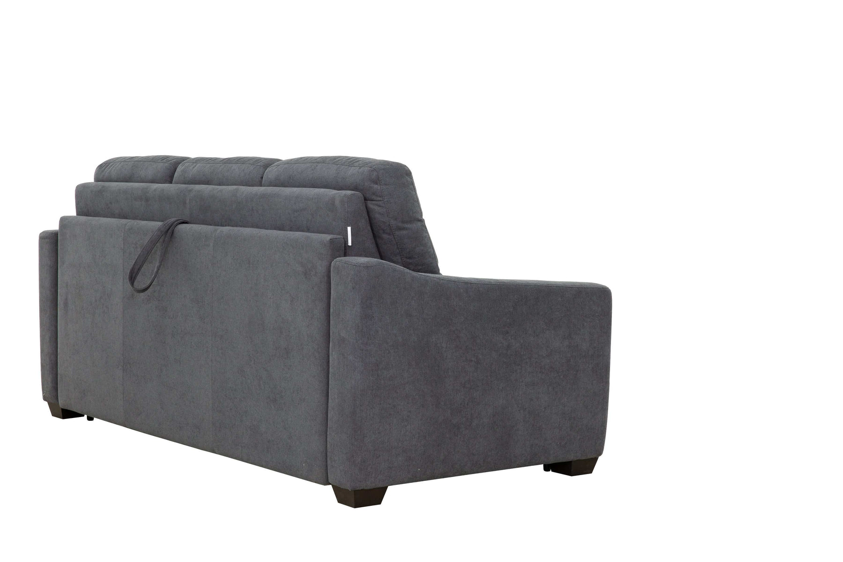 Stearns & Foster® Luca Dark Grey Queen Sleeper Sofa w/ Pocket Coil Mattress - Ornate Home