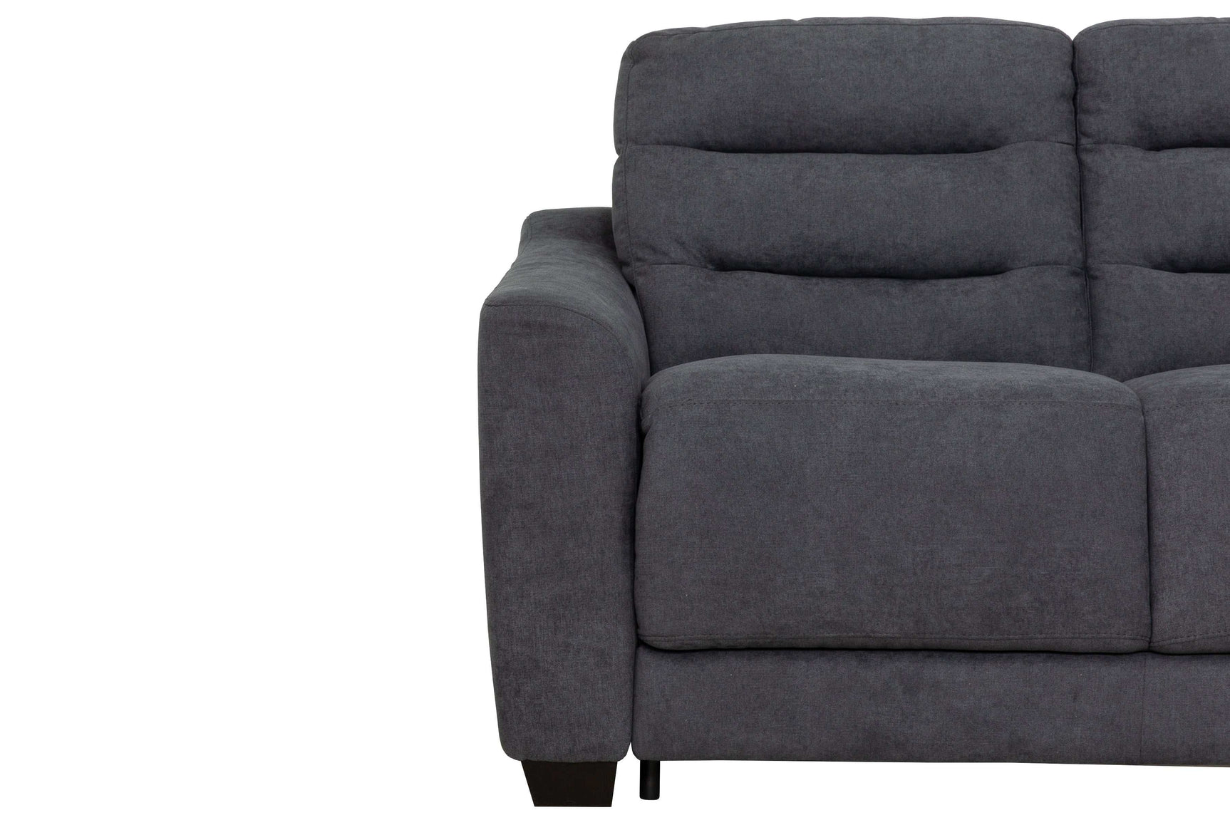 Stearns & Foster® Luca Dark Grey Queen Sleeper Sofa w/ Pocket Coil Mattress - Ornate Home