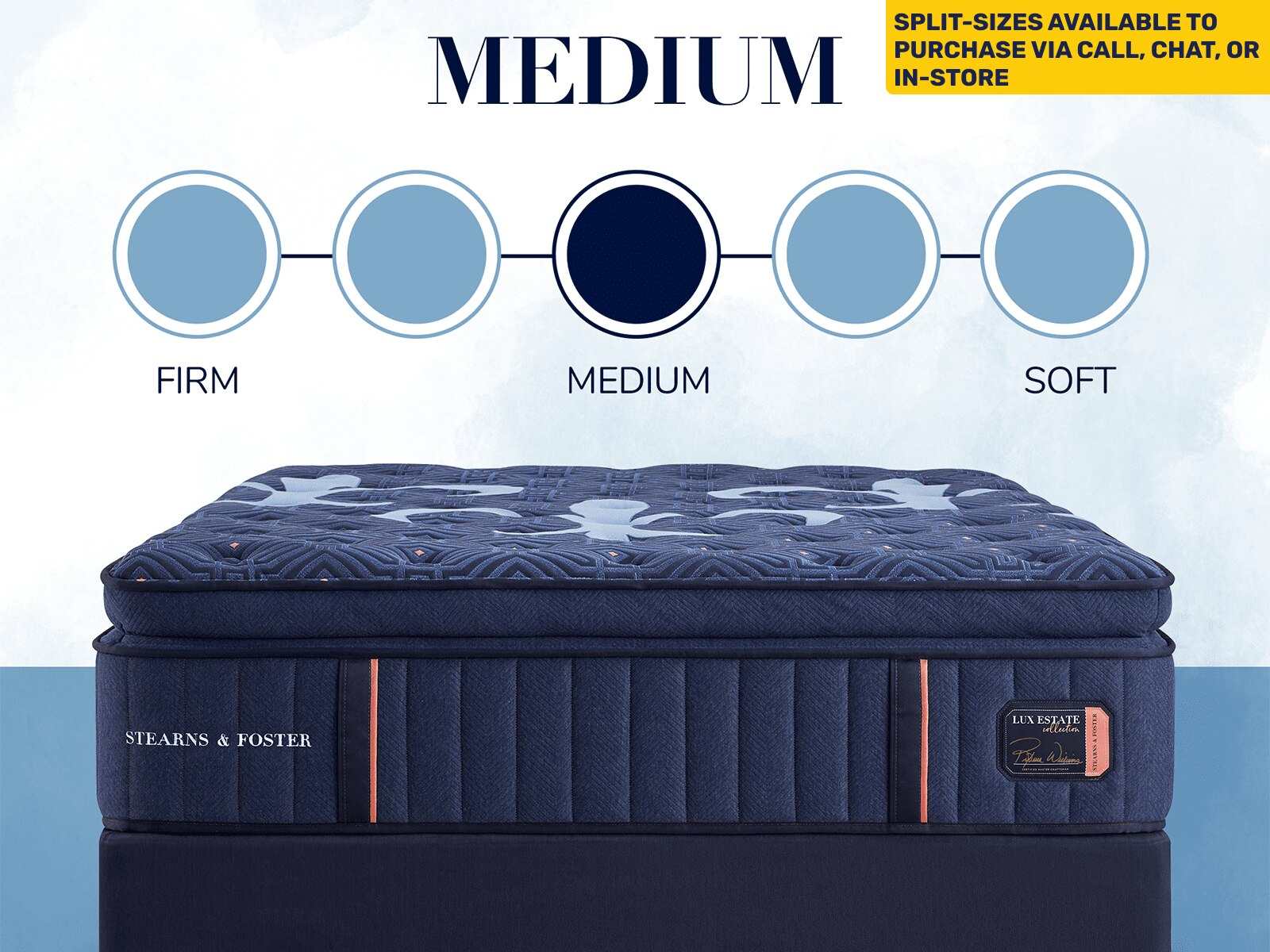 Stearns & Foster® Lux Estate Medium Pillowtop Mattress - Ornate Home