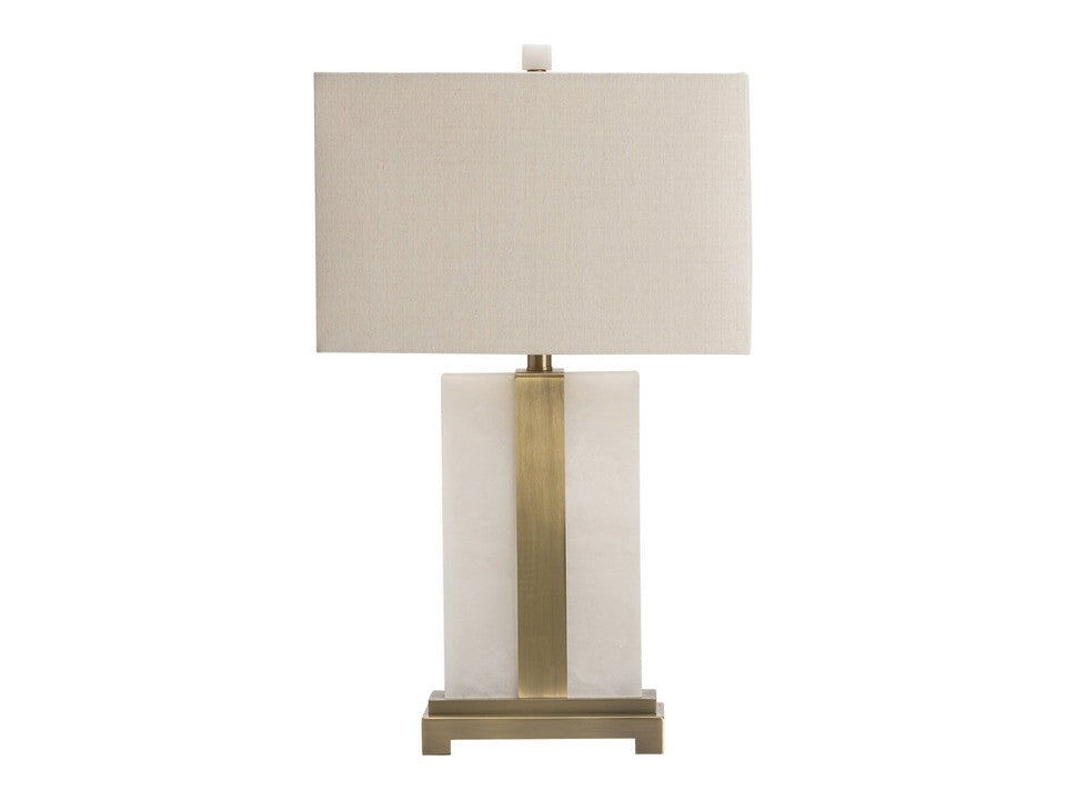 Steart White/Gold Table Lamp - Ornate Home