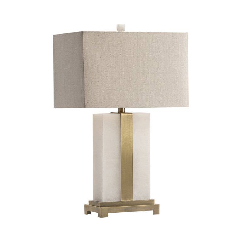 Steart White/Gold Table Lamp - Ornate Home