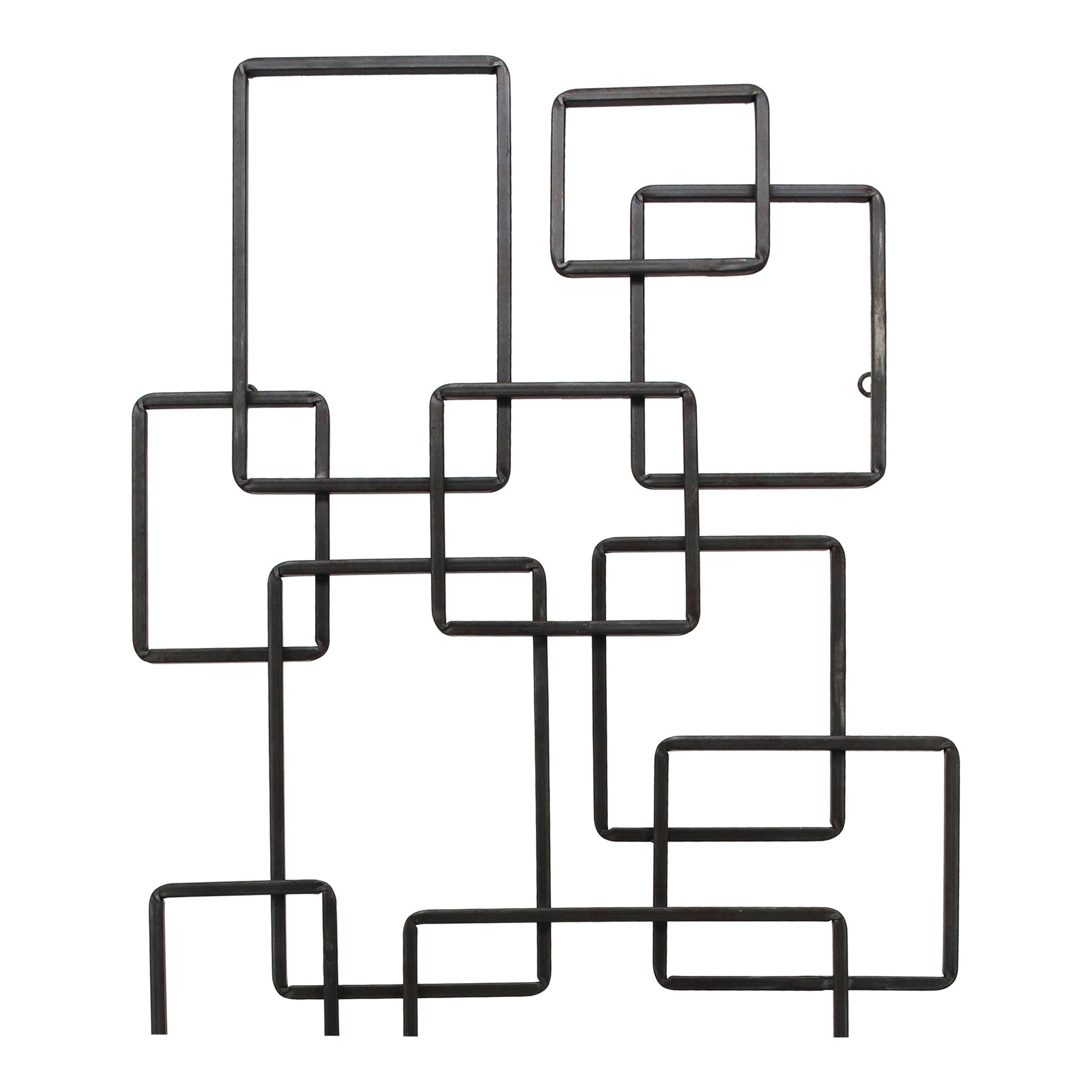 Steel Black Squares Wall Décor - Ornate Home