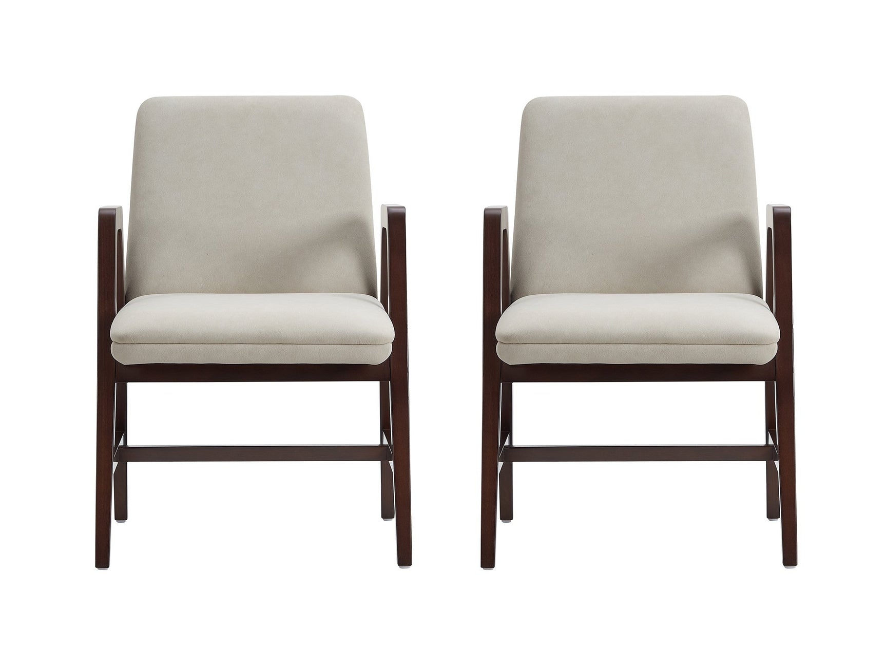 Stella Dining Armchair in Champagne (set of 2) - Ornate Home