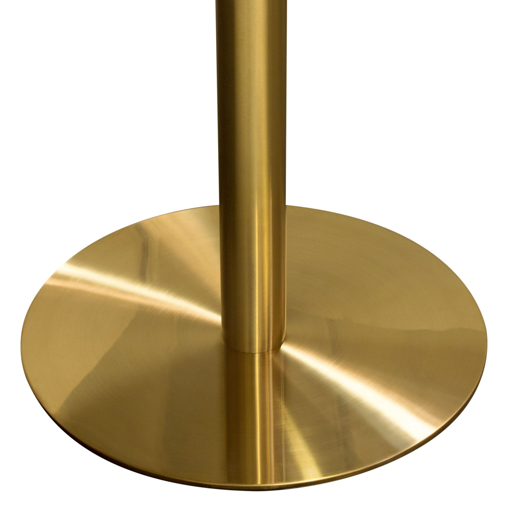 Stella Marble Round Bar Height Table Gold Leg - Ornate Home