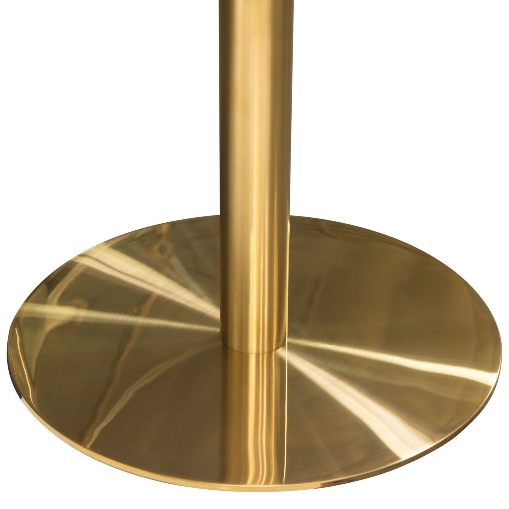 Stella Marble Round Dining Table Gold Leg - Ornate Home