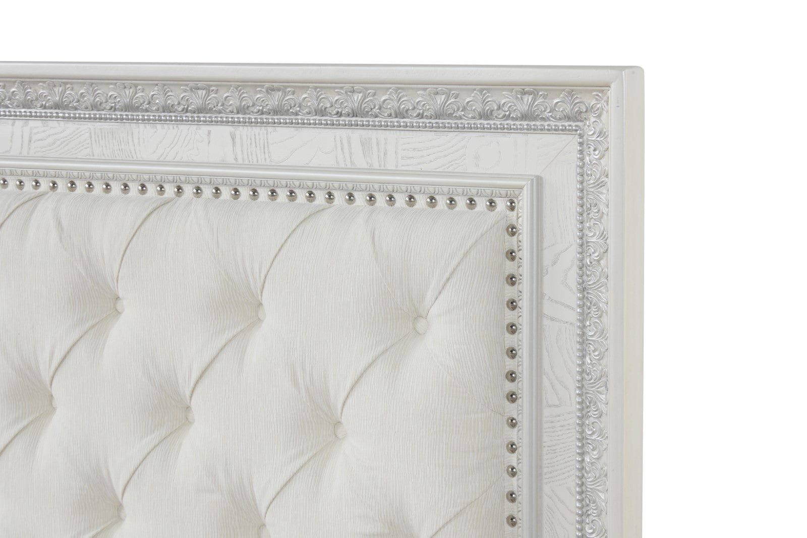 Stella Mia Creamy White Eastern King Full Bed - Ornate Home