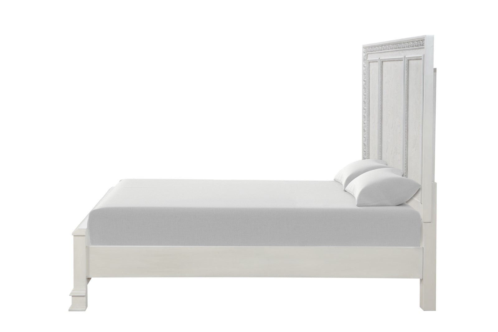 Stella Mia Creamy White Queen Bed - Ornate Home