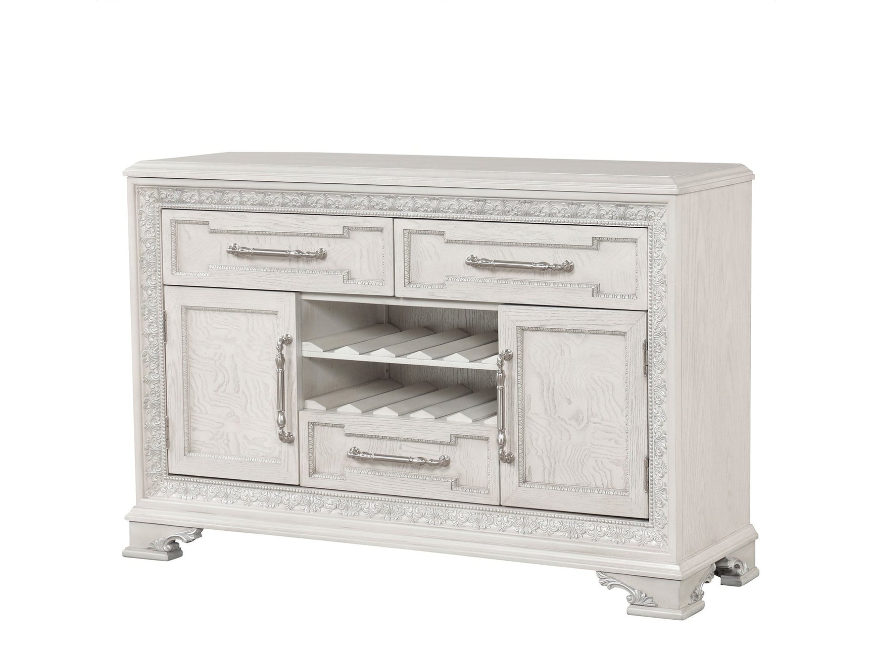 Stella Mia Ivory Server - Ornate Home