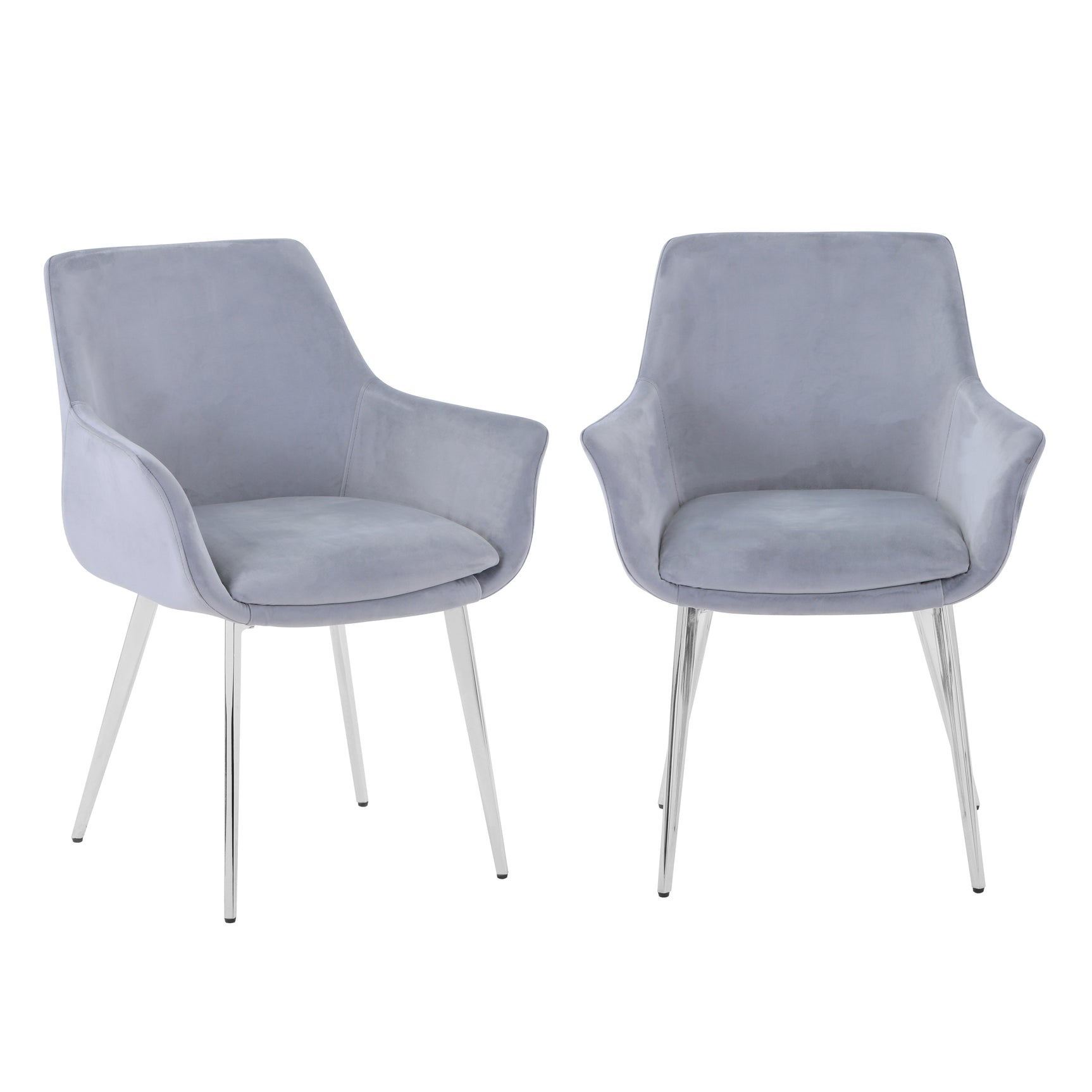 Stella Platinum Uph Chair (Set of 2) - Ornate Home