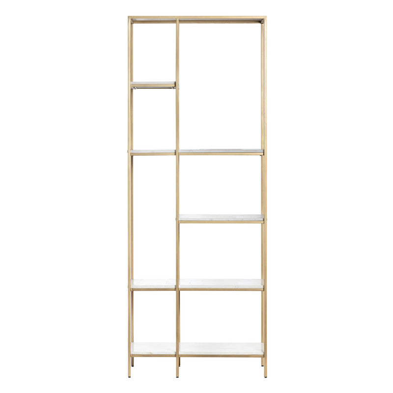 Stellar White/Gold Etagere - Ornate Home