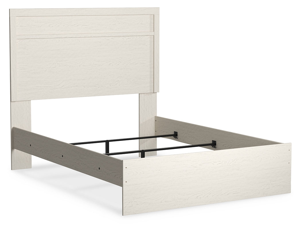 Stelsie White Full Panel Bedroom Set with Dresser, Mirror and Nightstand (Online Special Price) - Ornate Home