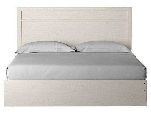 Stelsie White King Panel Bed (Online Special Price) - Ornate Home