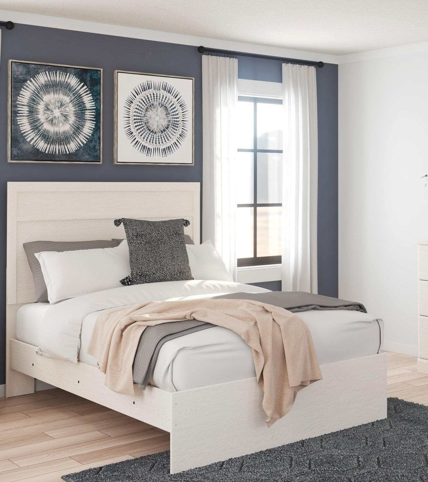 Stelsie White Queen Panel Bedroom Sets (Online Special Price) - Ornate Home