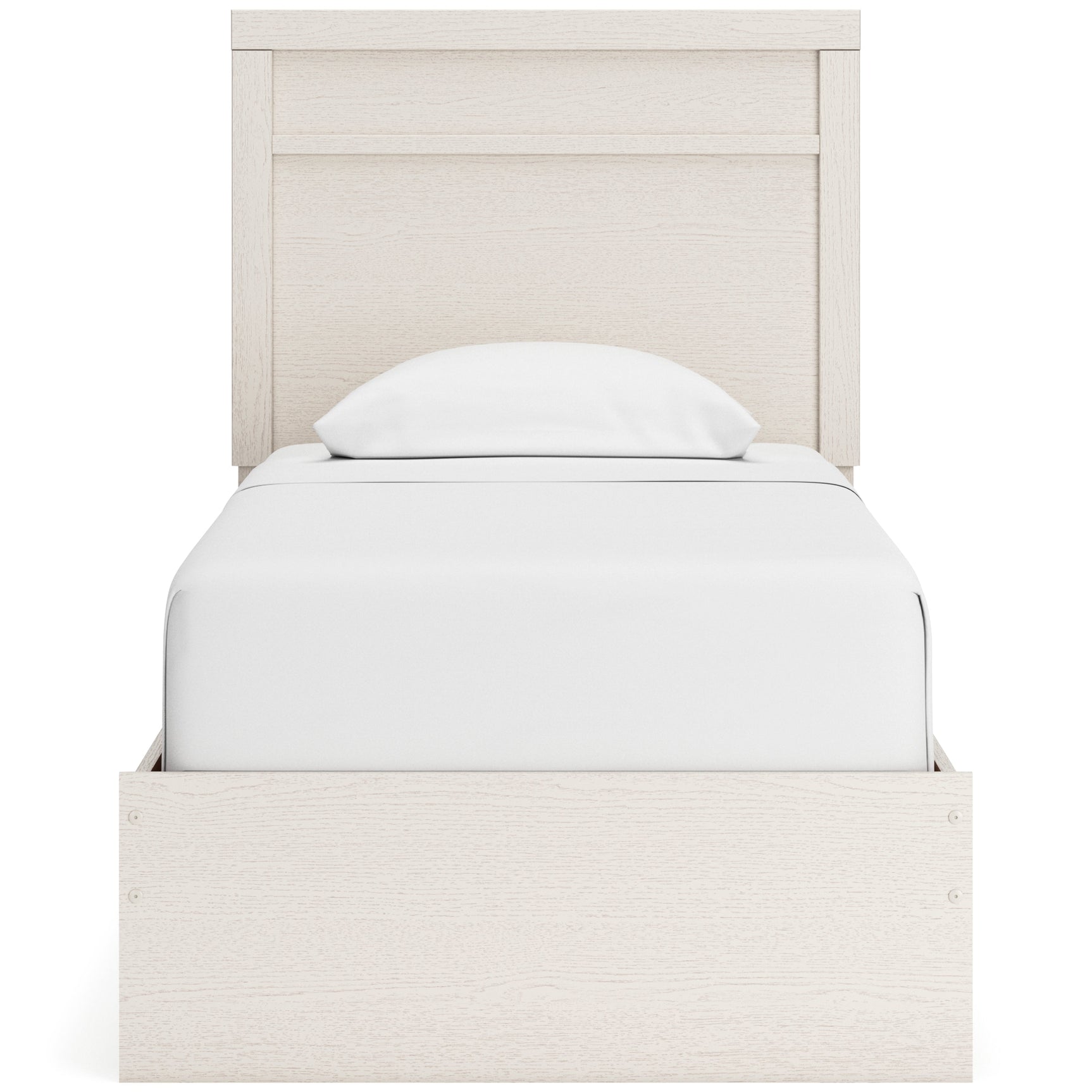 Stelsie White Twin Panel Youth Bed - Ornate Home