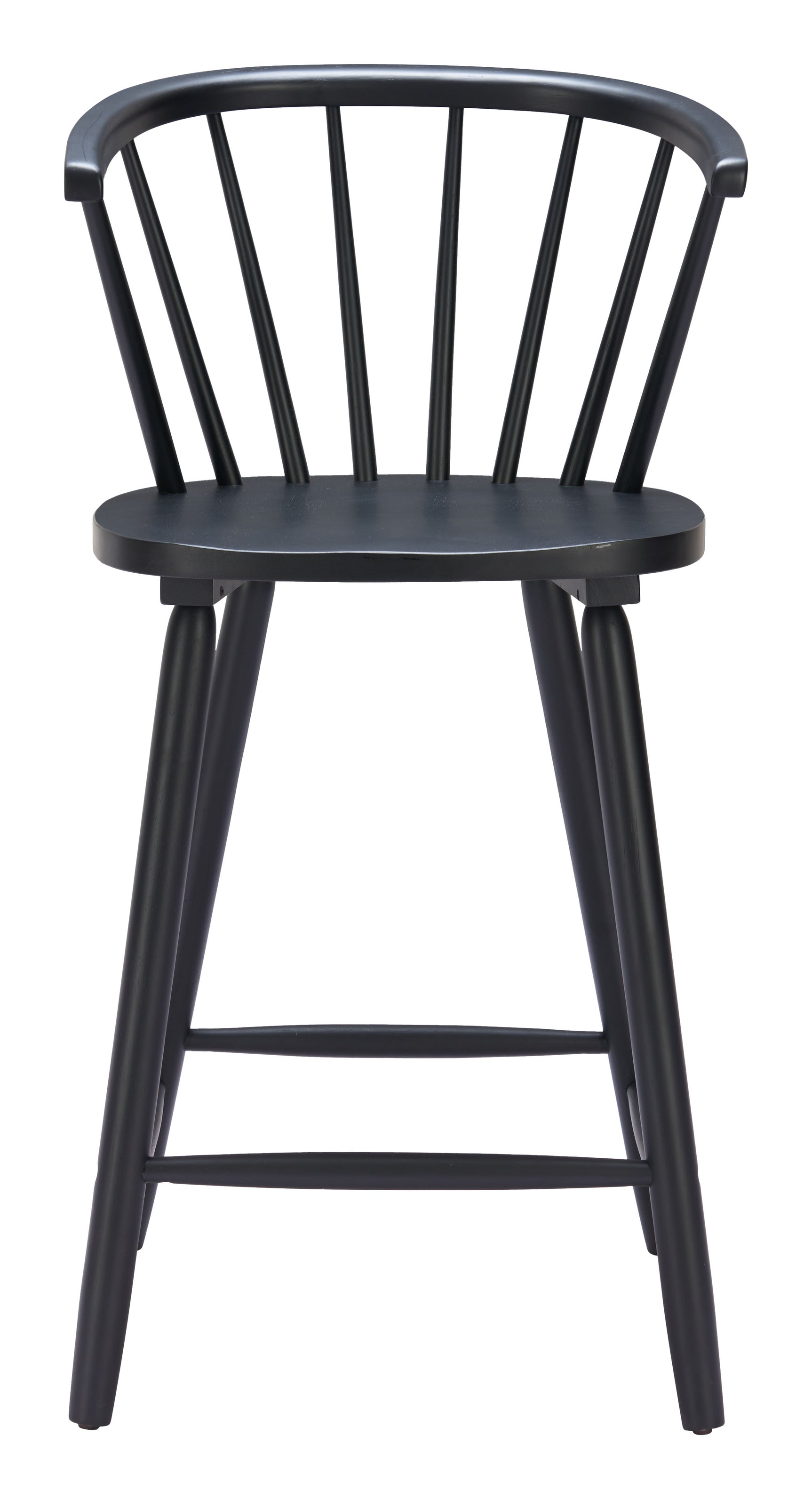 Stenger Black Counter Stool (Set of 2) - Ornate Home