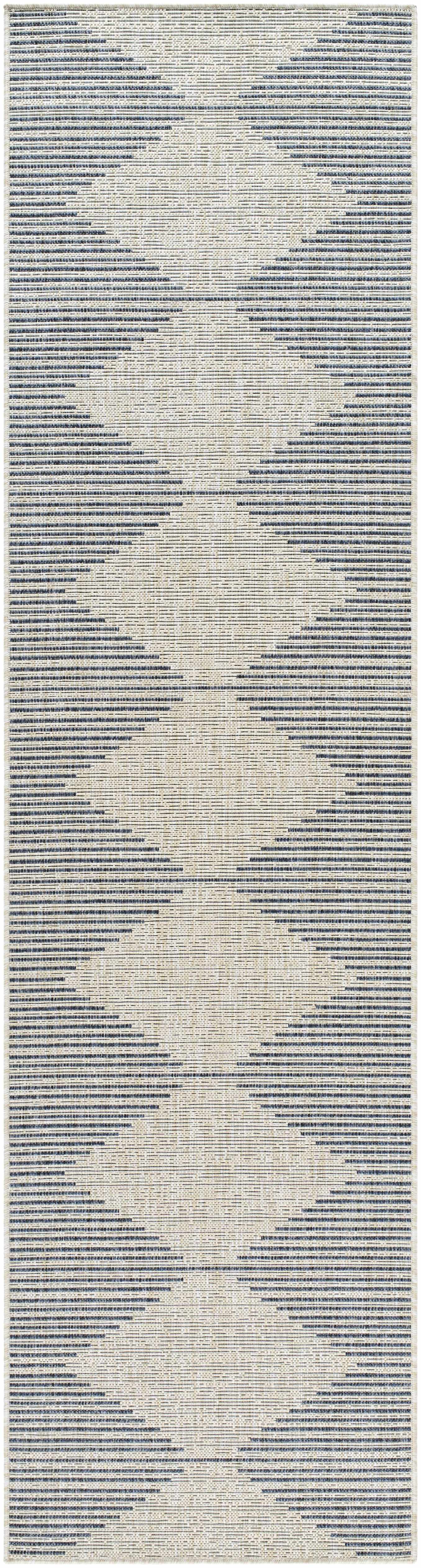 Stephan Blue & Gray Outdoor Rug - Ornate Home