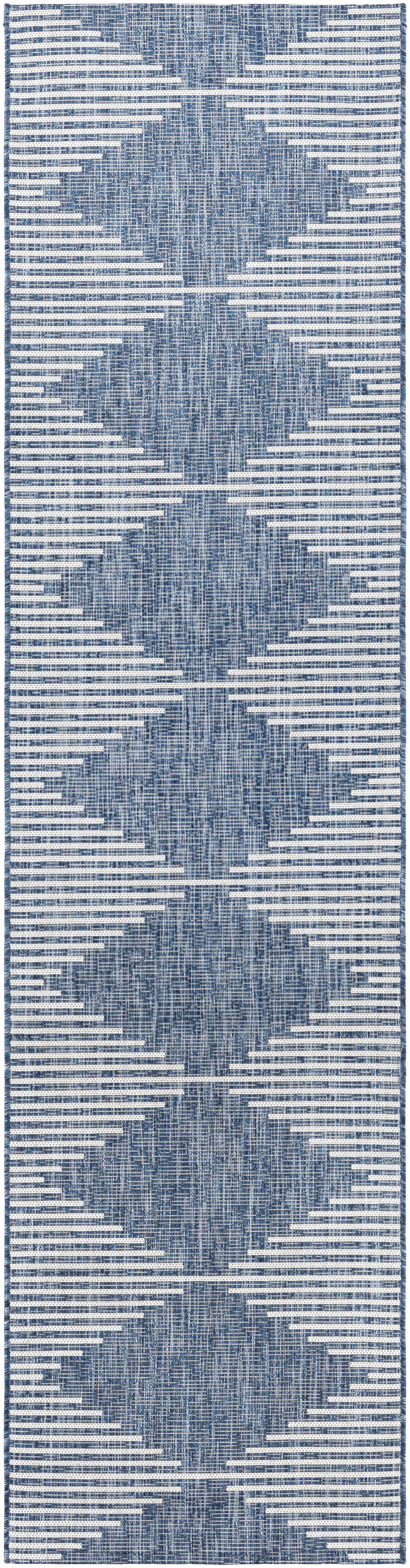 Stephan Navy Outdoor Rug - Ornate Home