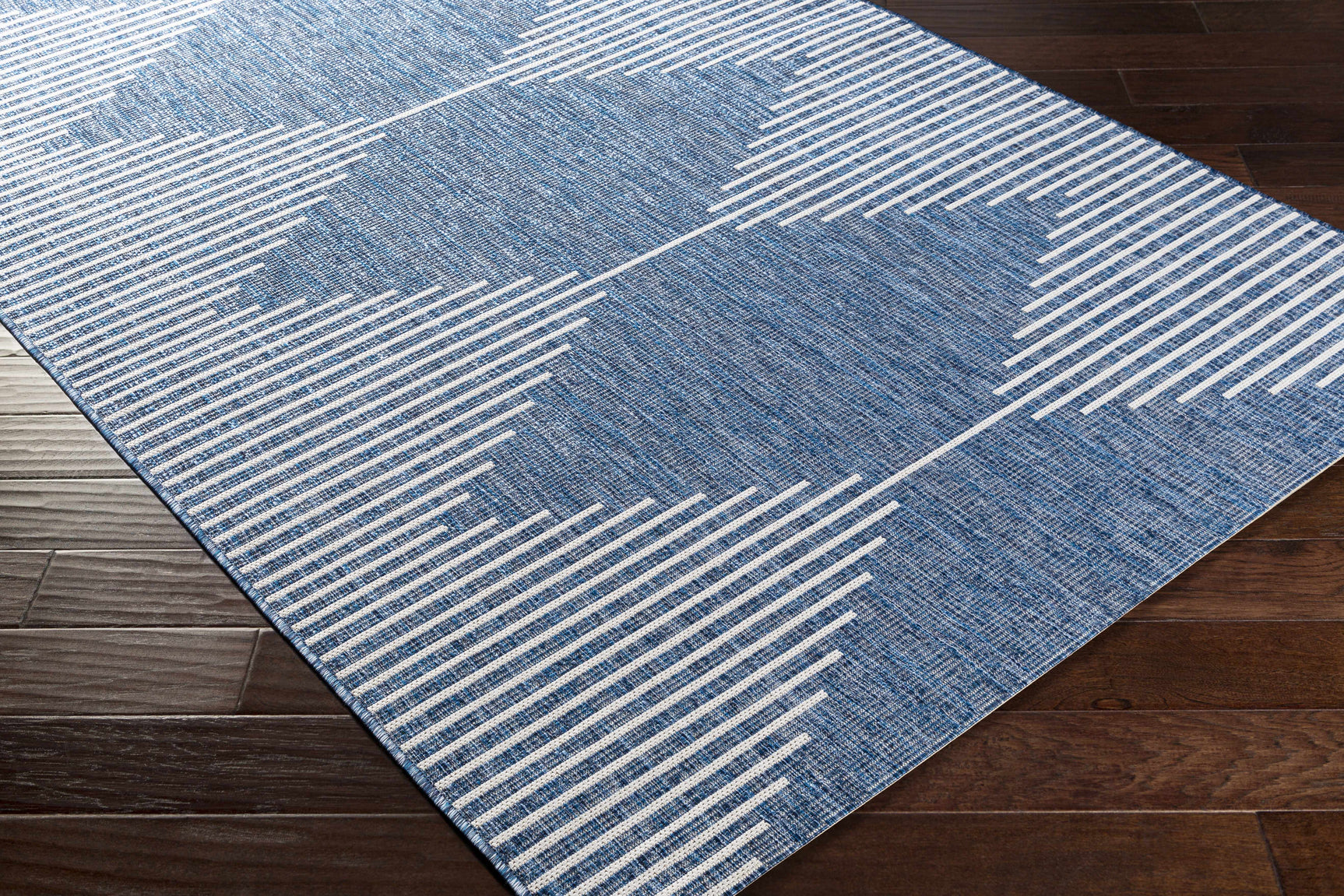 Stephan Navy Outdoor Rug - Ornate Home