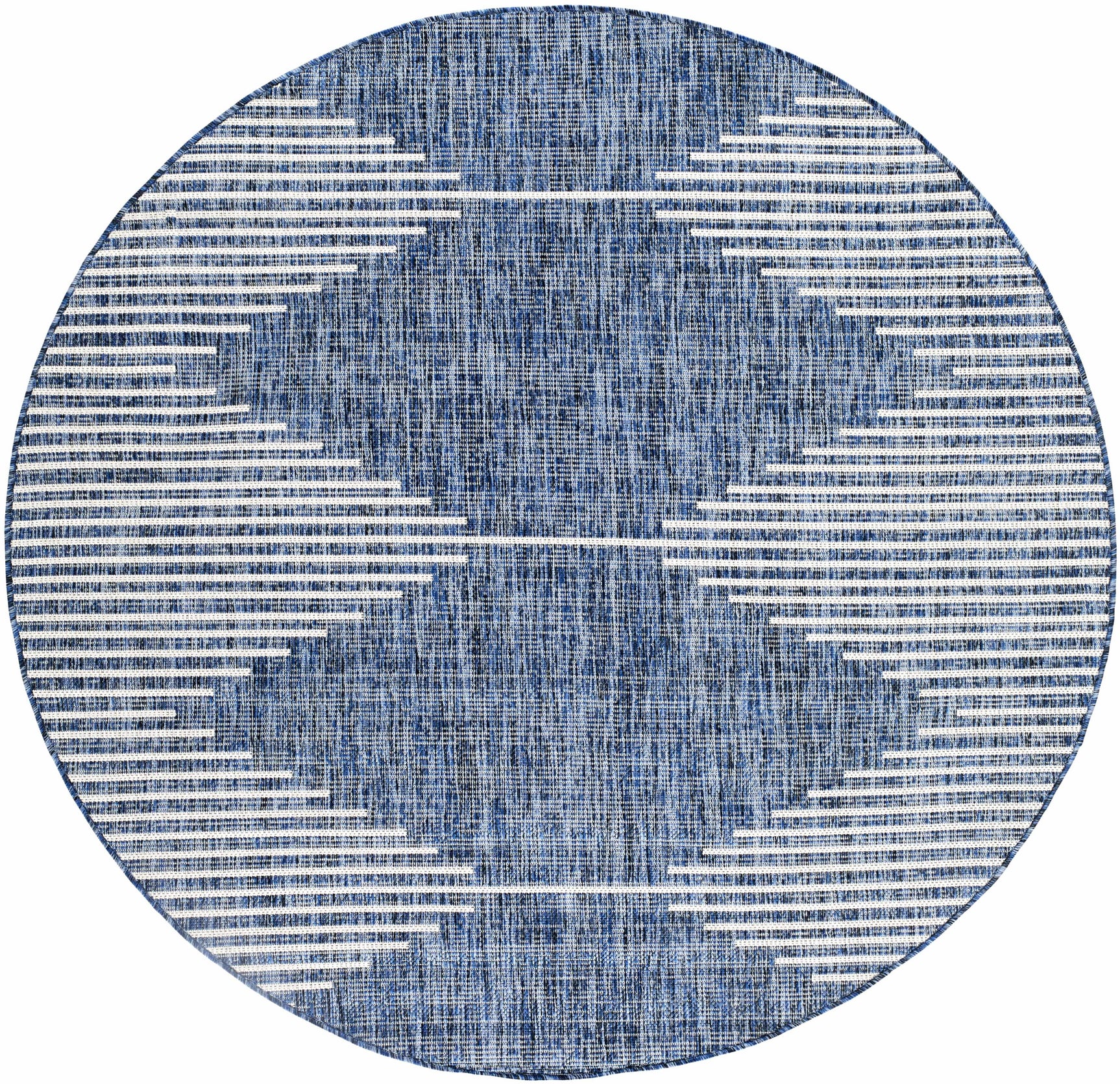 Stephan Navy Outdoor Rug - Ornate Home