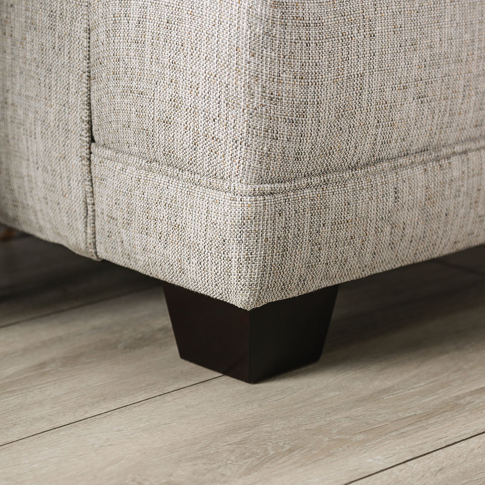 Stephney Gray/Gold Sofa & Loveseat - Ornate Home