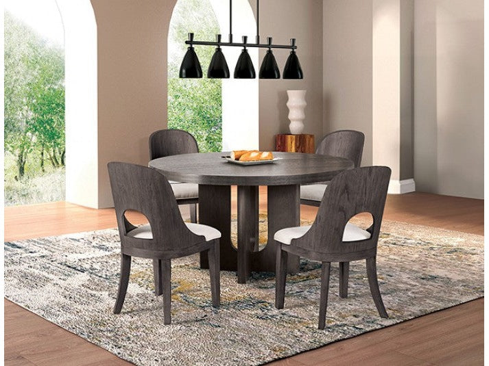Sterling West Ash Gray 5 Piece Dining Set - Ornate Home