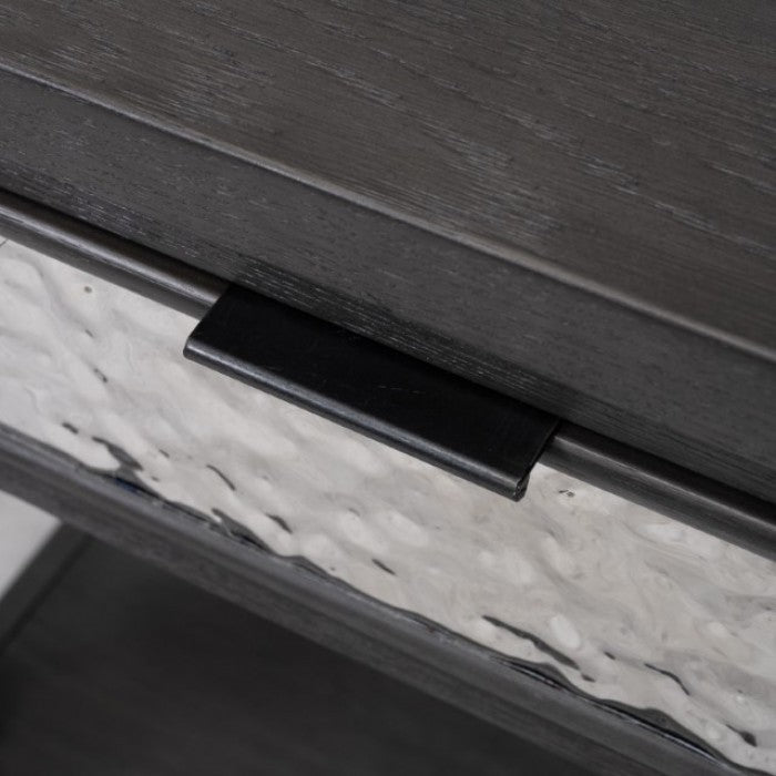 Sterling West Ash Gray Chairside Table - Ornate Home