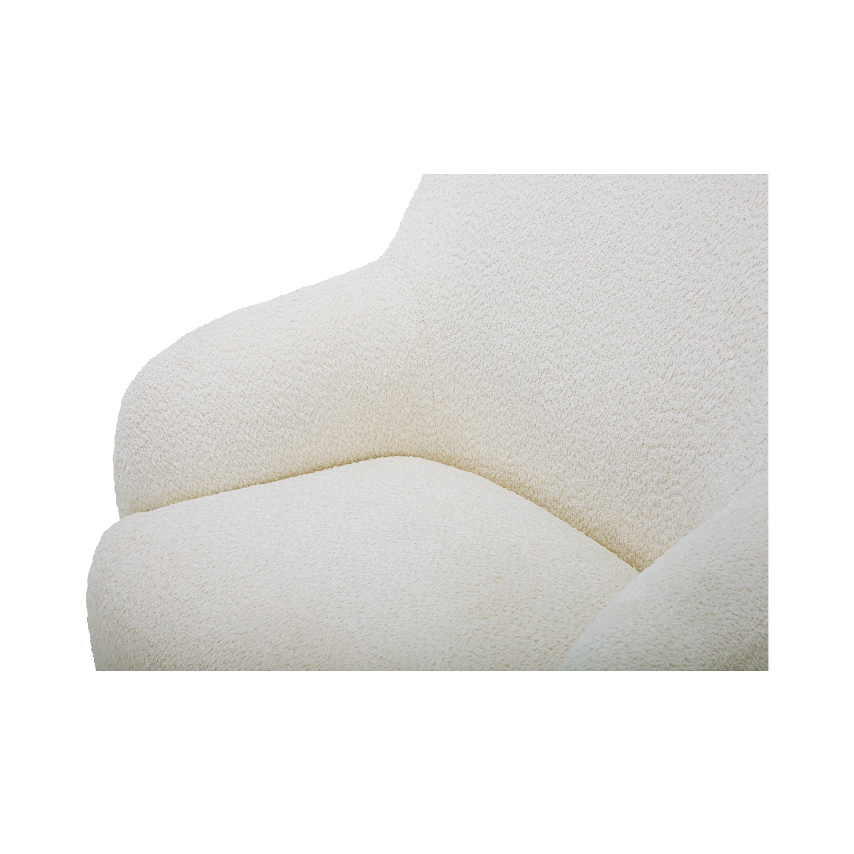 Stevie Cream Lounge Chair - Ornate Home