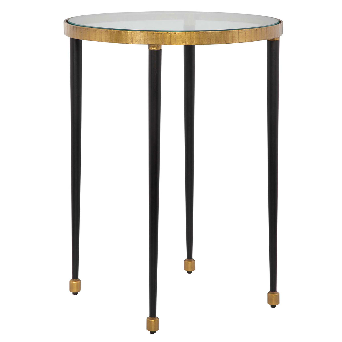 Stiletto Antique Gold Side Table - Ornate Home