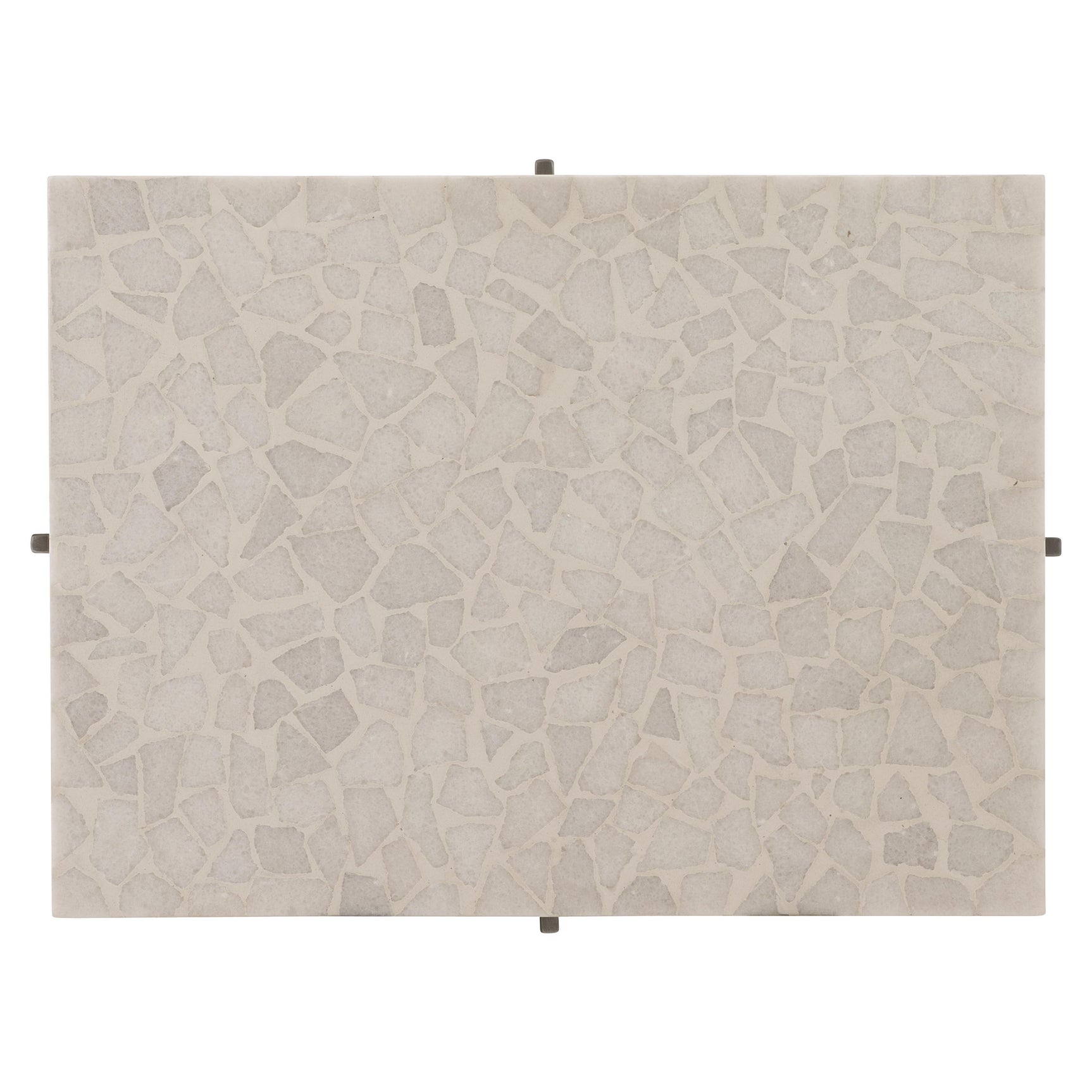 Stillwater Terrazzo Stone/Flint Grey Outdoor Table - Ornate Home