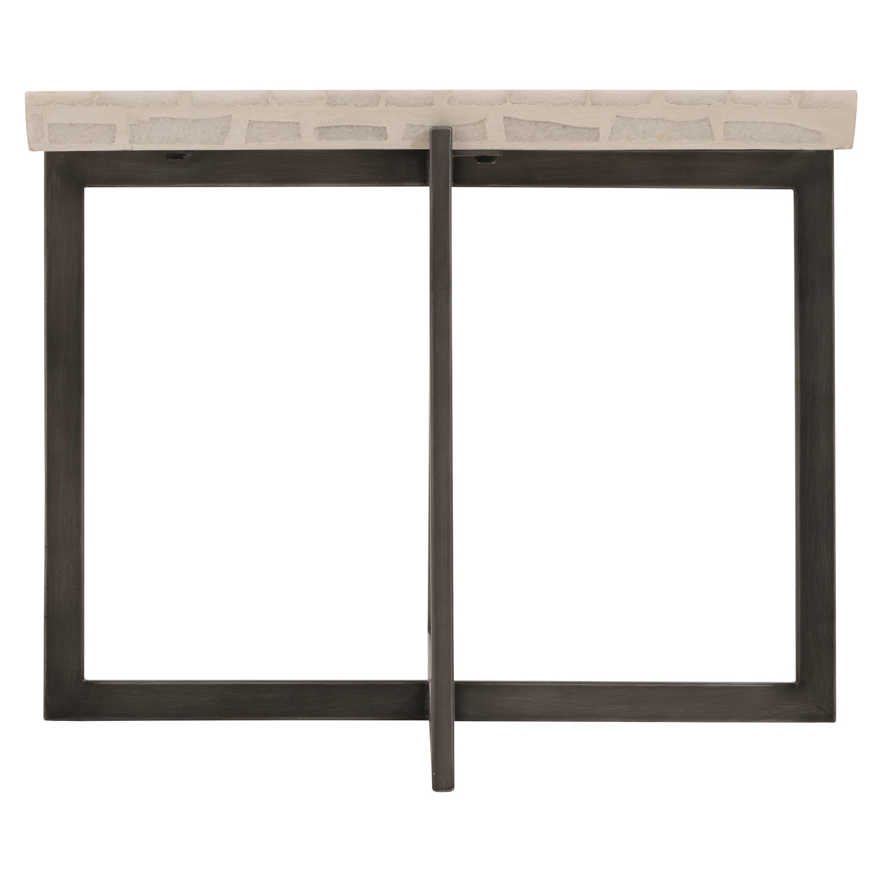 Stillwater Terrazzo Stone/Flint Grey Outdoor Table - Ornate Home