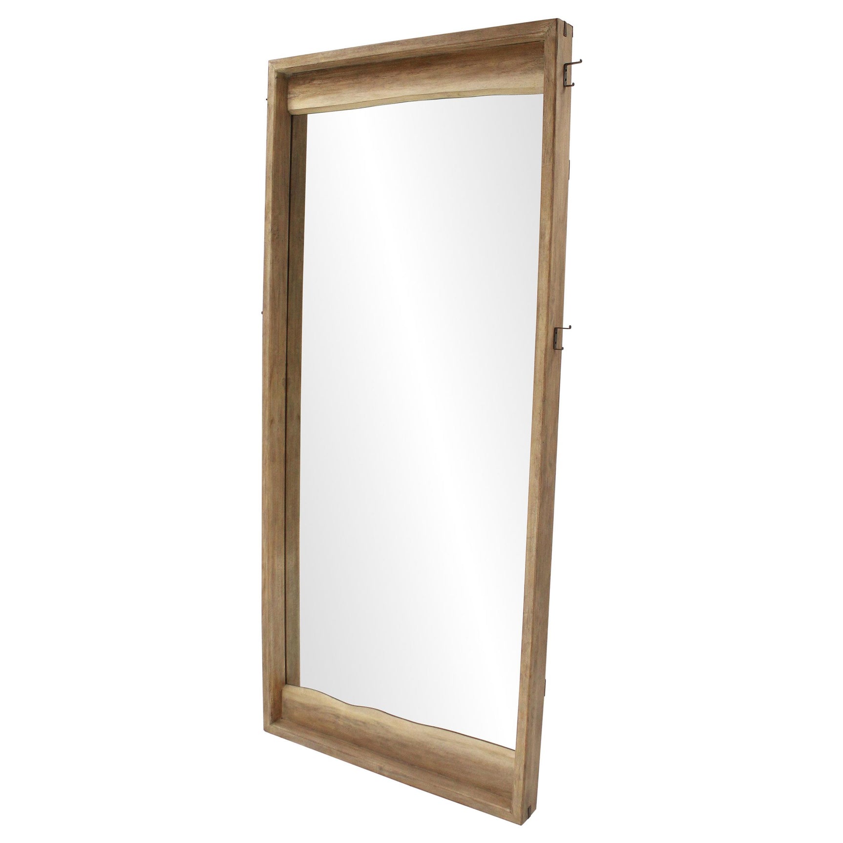 Stillwater Weathered Oak Full-Length Floor Mirror - Ornate Home