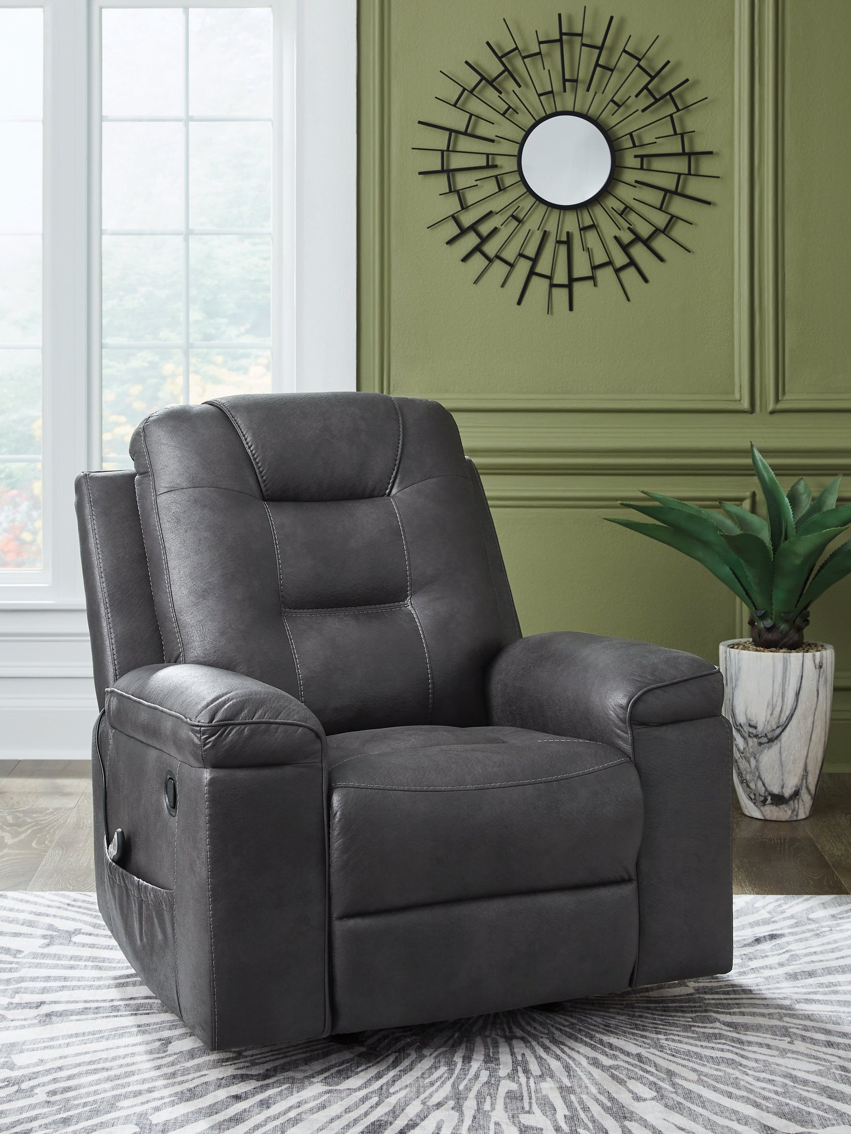 Stockworth Granite Rocker Recliner (Online Special Price) - Ornate Home