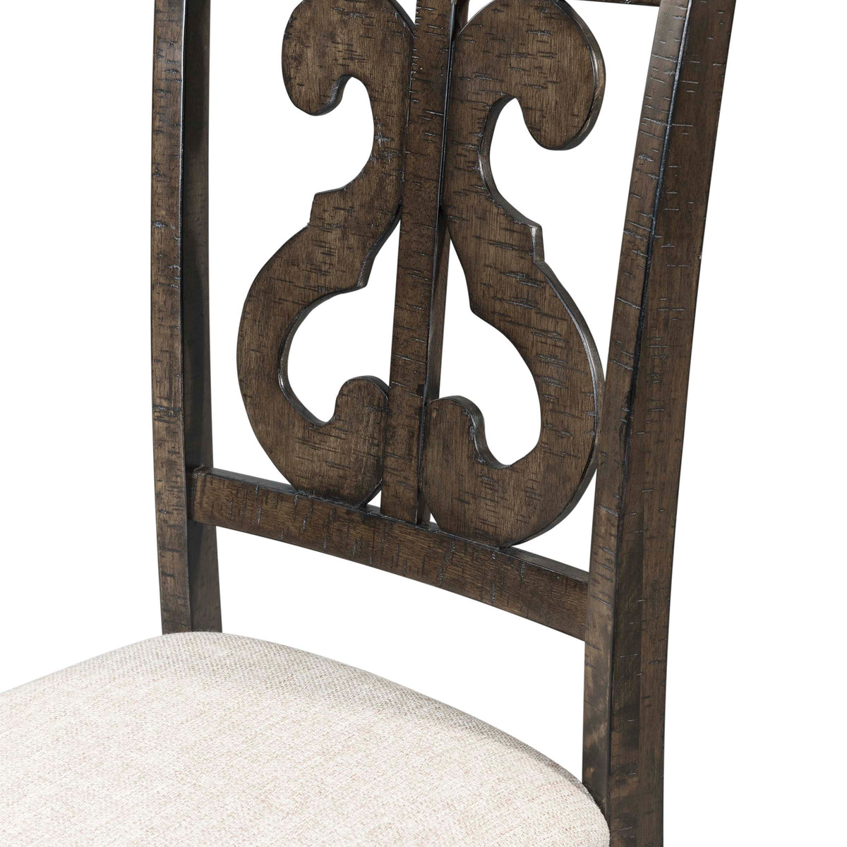 Stone Charcoal 6-Piece Dining Set - Ornate Home