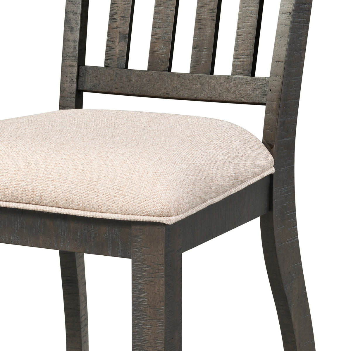 Stone Smokey Walnut/Cream 7-Piece Dining Set - Ornate Home