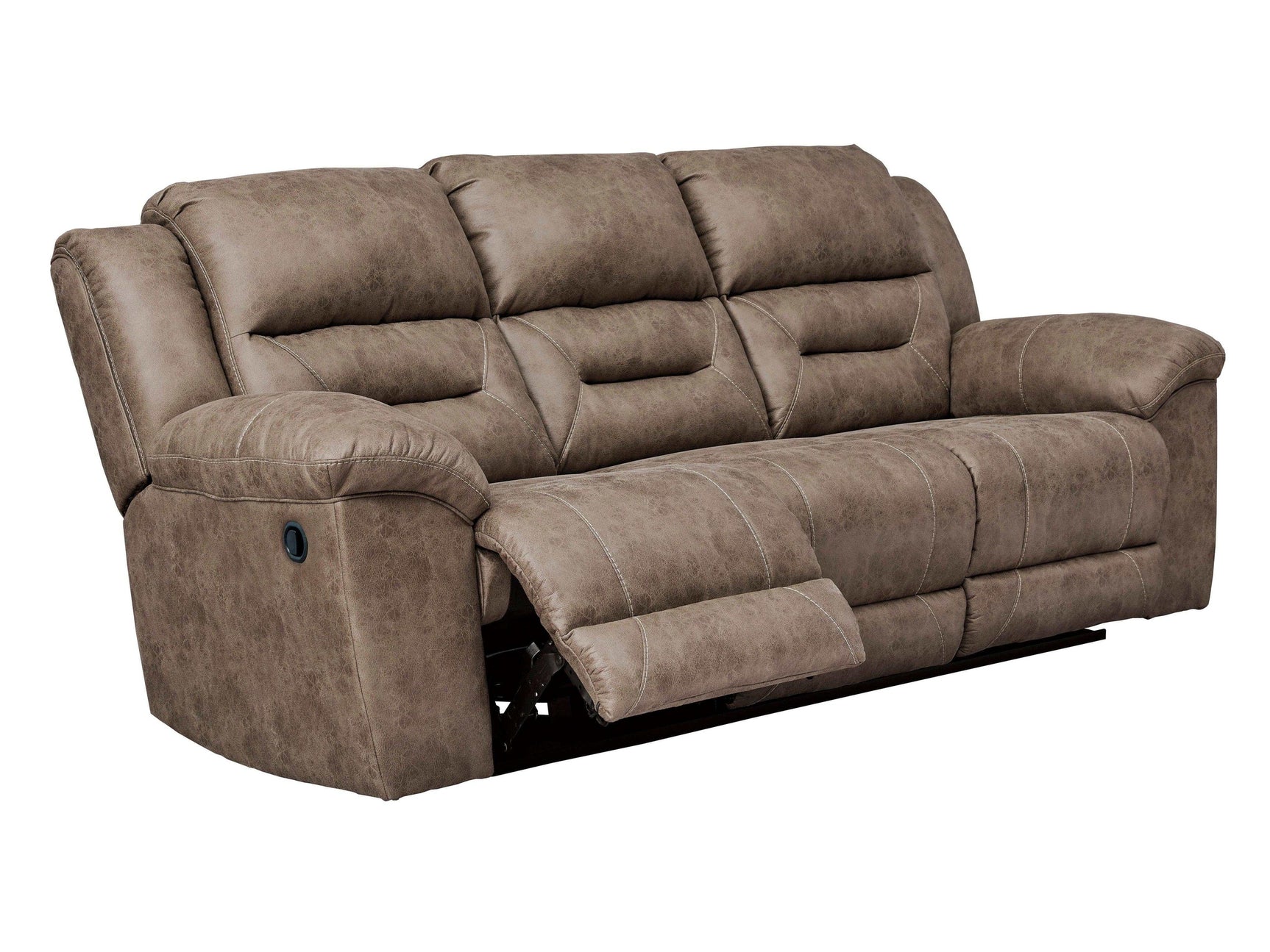 Stoneland Fossil Manual Reclining Sofa (Online Special Price) - Ornate Home