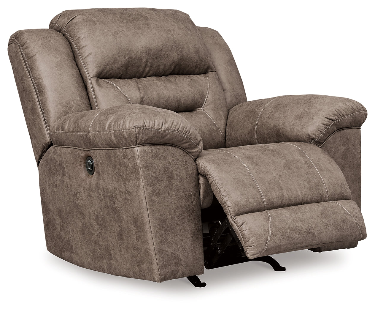 Stoneland Fossil Reclining Loveseat and Power Recliner - Ornate Home