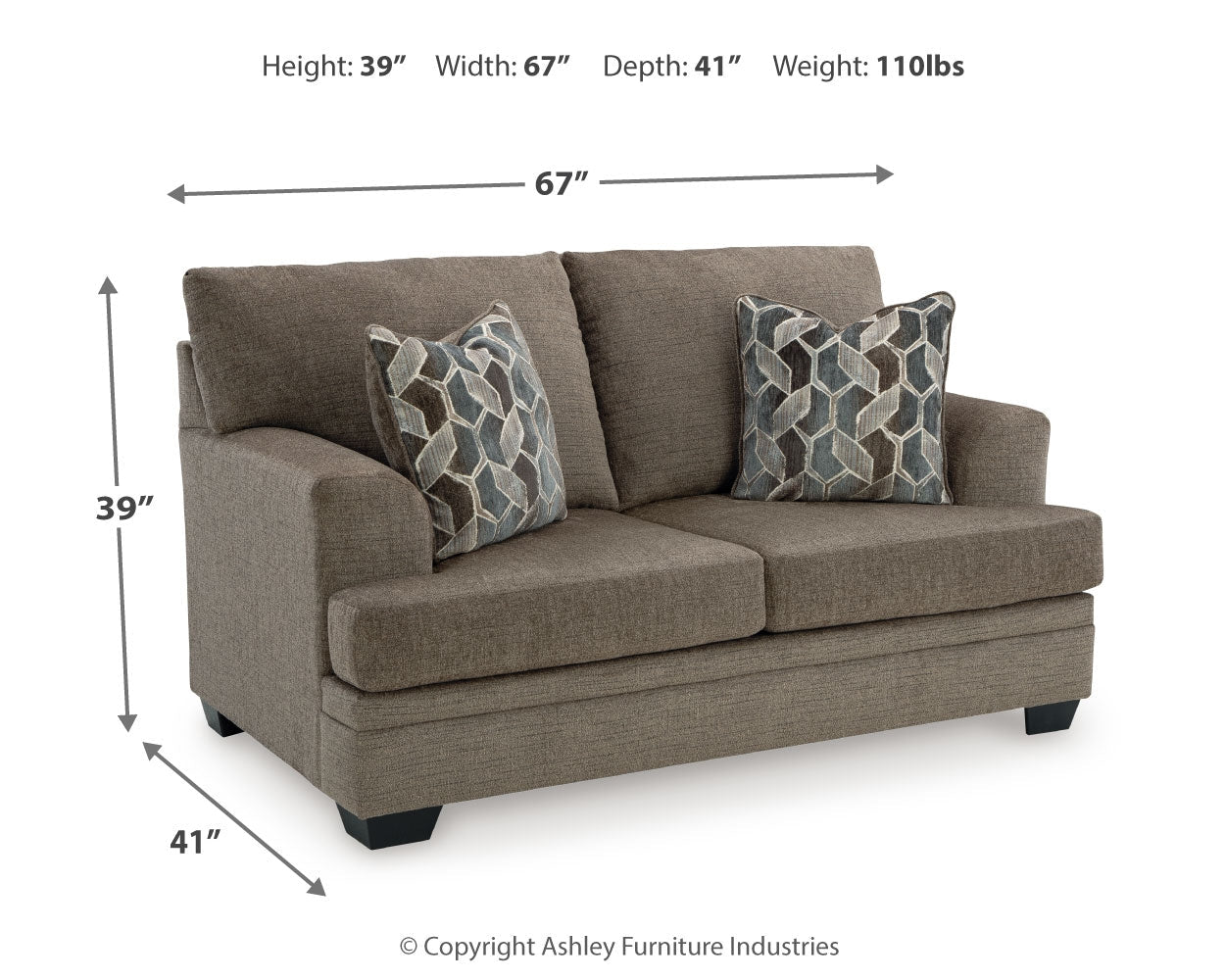 Stonemeade Nutmeg Loveseat (Online Special Price) - Ornate Home