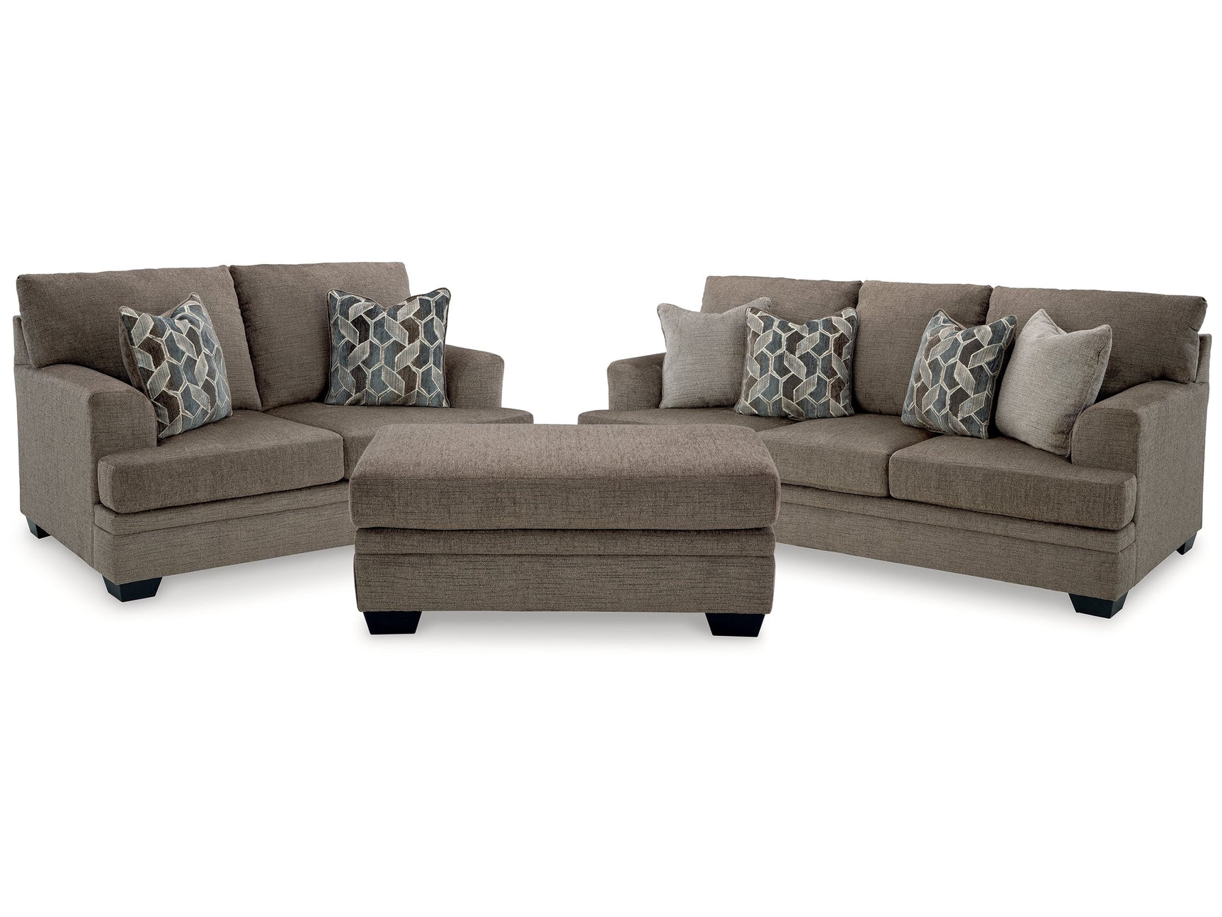 Stonemeade Nutmeg Sofa & Loveseat & Ottoman - Ornate Home