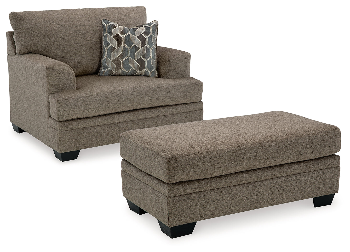 Stonemeade Nutmeg Sofa, Loveseat, Oversized Chair and Ottoman - Ornate Home