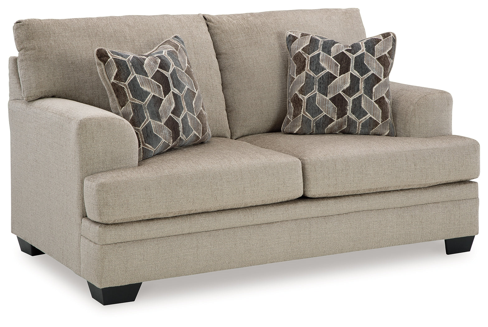 Stonemeade Taupe Loveseat - Ornate Home