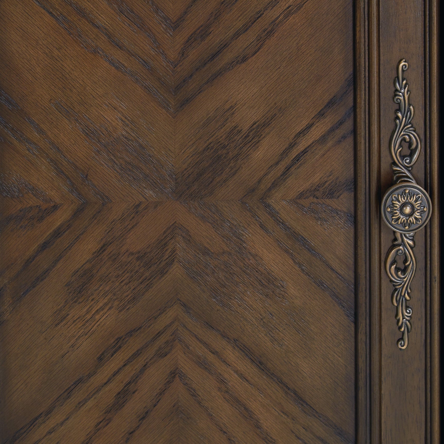 Stonington Brown Server - Ornate Home