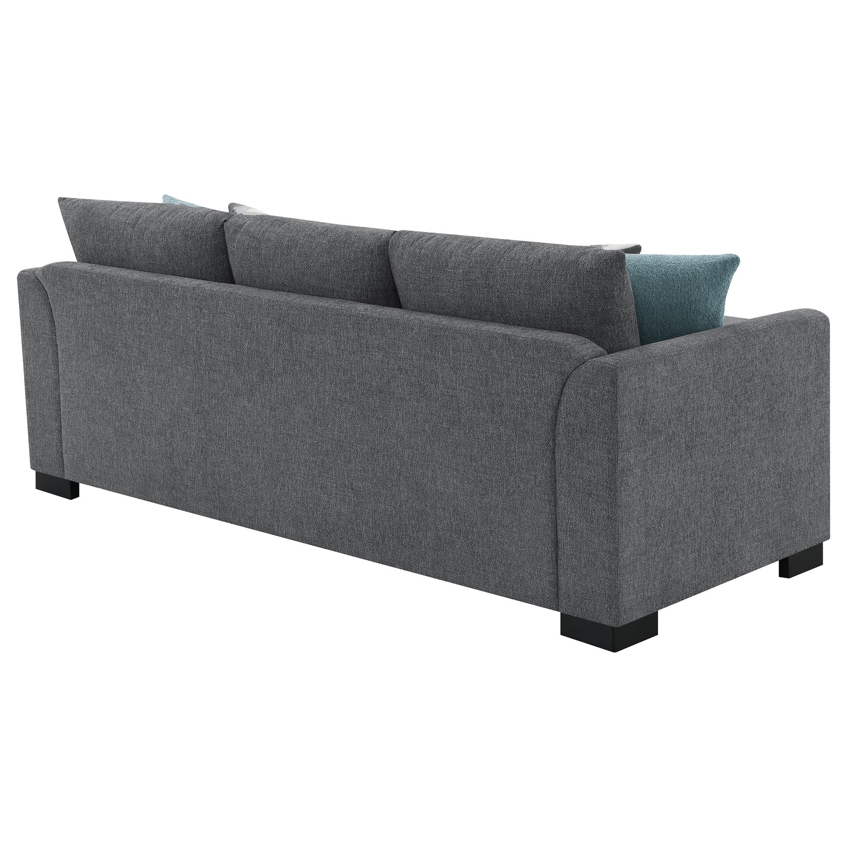 Storey Grey Sleeper Sectional Chaise Sofa - Ornate Home